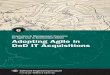 Adopting Agile in DoD IT Acquisitions › asset_files › Brochure › ... · Acquisition & Management Concerns . for Agile Use in Government Series . Adopting Agile in . ... iterations