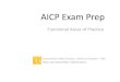 AICP Exam Prep...AICP Exam Prep Sacramento Valley Section, California Chapter - APA May and November 2020 Exams Functional Areas of Practice Understand the history, legislative background,