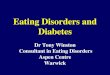 Eating Disorders and Diabetes - NHS England€¦ · •There is an increased prevalence of eating disorders in people with type 1 diabetes •Insulin restriction is common •There