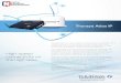 Pernika Thuraya Atlas IP broch… · Thuraya Atlas IP is a maritime-specific broadband terminal manufactured by Addvalue Innovations of Singapore which supports broadband data communications