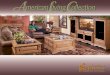 Furniture Traditions 'American Living Collection' Oak Living Room …americanlivingcollection.com/images/Catalog-American... · 2018-05-10 · See our Living Room Furniture at AmericanLivingCollection.com