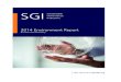 SGI Indicators Sustainable Governance€¦ · SGI 2014 | 5 Environment Report Switzerland Score 9 In general, environmental policies in Switzerland were improved in 2011 – 2013