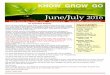 THE MONTHLY NEWSLETTER OF June/July 2016pcumc.info/wp-content/uploads/JuneJuly-1.pdf · 2016-07-08 · Fibromyalgia Support Group: Meets every Saturday at 2:00PM at Wellness Essentials