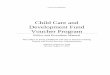 Child Care and Development Fund Voucher Program - IN.govin.gov › fssa › files › CCDF_Pre_K_Manual.pdf · Child Care and Development Fund Voucher Program Policy and Procedure