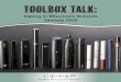 Toolbox Talk - CESA 10 · The 2018 Youth Tobacco Survey, conducted by the Wisconsin Department of Health Services, found that while conventional cigarette use was down, E-Cigarette