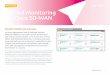Soluton Brief Unified Monitoring for Cisco SD-WAN...ieActionco 3 Unified Monitoring for Cisco SD-WAN While network migration is not a blank-slate exercise, it does afford an organization