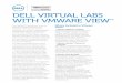 Dell Virtual labs with VMware View• Adobe Creative Suite (Photoshop, Illustrator, Premiere Pro CS5) • AutoDesk – AutoCAD 2DLT • Wolfram – Mathmatica 7 • MathWorks – MATLAB