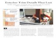 Exterior-Trim Details That Last - Fine HomebuildingExterior-Trim Details That Last Flexible caulk joints combined with a drainage path for moisture keep vulnerable trim elements rot-free