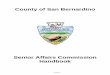 Senior Affairs Commission Handbookhss.sbcounty.gov/DAAS/SeniorAffairs/SeniorAffairsHB.pdf• East Valley • Morongo Basin • Mountains • North Desert • Victor Valley • West