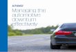 Managing the automotive downturn effectively · 2020-06-18 · the downturn and ensuring the survival of business sustenance is the immediate priority for these players. How to effectively