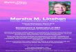 Marsha M. Linehan - Marsha M. Linehan Founder of Dialectical Behaviour Therapy (DBT) Training Workshops: