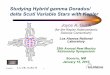 Studying Hybrid gamma Doradus/ delta Scuti Variable Stars ......Studying Hybrid gamma Doradus/ delta Scuti Variable Stars with Kepler Joyce A. Guzik (for the Kepler Asteroseismic Science
