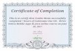 Certificate of Completion This is to certify that Vanike ... · completed 7 hours of Codename One 101 - Write ... Shai Almog, Instructor Udemy Certificate UC-WKGX0179 Certificate