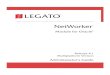 Legato NetWorker Module for Oracle Administrator's Guide ... · Legato Systems, Inc. End-User License Agreement THIS PRODUCT CONTAINS CERTAIN COMPUTER PROGRAMS AND OTHER PROPRIETARY
