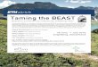 Taming the BEAST - ETH Z · Taming the BEAST is a summer school focused on BEAST2, an open-source software package for Bayesian phylogenetic analysis of molecular sequences. The summer