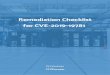 for CVE-2019-19781 Remediation Checklist Remediation 2019.pdf · Your Complete Checklist for Remediation of CVE-2019-19781 DJ Eshelman There has been a ton of information out there