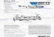 Backflow Preventer Parts - Supplying Dependable Backflow ...backflowpreventer.com/media/cms/Watts_009_Installation_Manual.pdf · F. It is important that Series 009 backflow preventers
