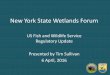 New York State Wetlands Forum Sullivan - Wildlife and Energy.pdf · 06/04/2016  · New York State Wetlands Forum US Fish and Wildlife Service Regulatory Update Presented by Tim Sullivan