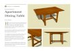 You Can Build an Apartment Dining Table - WordPress.com › 2014 › 11 › apartment... · 2014-11-26 · - You Can Build an Apartment Dining Table 11 - With the base completed,