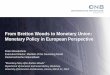 From Bretton Woods to Monetary Union: Monetary Policy in … · 21-03-2014  · Monetary Policy in European Perspective Peter Mooslechner Executive Director, Member of the Governing