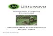 Ultrasonic Cleaning Equipment - MediWales...ultrasonic cleaning equipment, our in-house design team work constantly to push the boundaries of ultrasonic technology in order to provide