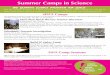 Summer Camps in Science › ... › Camp-SPICE-Flyer_2019_English.pdfSPICE Camps The signature Summer Camps in Science are the gateway to the SPICE programs. SPICE provides three progressive