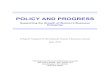 POLICY AND PROGRESS - Amazon S3 · POLICY AND PROGRESS Supporting the Growth of Women’s Business Enterprise A Report Prepared for the National Women’s Business Council May, 2004