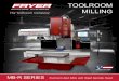 TOOLROOM MILLING - CNC toolroom lathes milling machines ... Series Brochure.pdf · Once the operation is completed the machines returns to manual mode. Includes pocket cycles, thread