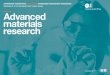 Research and development case study Advanced …...2 Research and development case study: Advanced materials research Introduction This case study on advanced materials research is