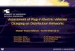 Assessment of Plug-in Electric Vehicle on Distribution ...Assessment of Plug-in Electric Vehicles Charging on Distribution Networks Master Thesis Defense - Tsz Kin (Marco) Au Committee