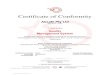 Certificate of Conformity - Absafe › file › Absafe_Certificates.pdf · Certificate of Conformity Absafe Pty Ltd ABN: 26 104 116 887 To certify that their Occupational Health &