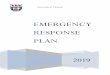 EMERGENCY RESPONSE PLAN - University of Victoria€¦ · The purpose of the Emergency Response Plan is to describe how the University of Victoria will respond ... medical emergency,