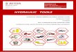 Catalogue BETTER OIL TOOLS HYDRA… · HYDRAULIC HYDRAULIC TORQUE WRENCH & TORQUE WRENCH PUMP HYDRAULIC PUMP CYLINDER BOLT TENSIONER & HIGH PRESSURE PUMP ... It is recommended that