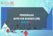 PENGENALAN SKYPE FOR BUSINESS (SfB) MYGOVUC Skype For... · 2020-03-19 · MYGOVUC SKYPE FOR BUSINESS AV/ PRESENTATION/ SEND ITEMS ISSUE 15. Unable to perform SFB multiconferencing