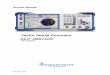 Vector Signal Generator - Rohde & Schwarz · Vector Signal Generator R&S ... fuse only after consulting with the Rohde & Schwarz group of companies). 7. Do not insert the plug into