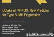 Uptake of F-FDG: New Predictor for Type B IMH Progression · Uptake of 18F-FDG: New Predictor for Type B IMH Progression Jianfang Luo, MD FACC FESC Director, Vascular Center Guangdong