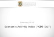 Economic Activity Index (“GDB EAI”)The GDB-EAI is an indicator of the general economic activity, not a direct measurement of the real GNP. Moreover, the GDB-EAI annual growth rates