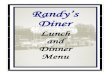 Randy’s Diner · BBQ Sandwich Tangy pork BBQ & cheddar cheese on a Kaiser Grilled Chicken Kaiser Boneless & skinless breast topped with lettuce, tomato and Swiss Grilled Cheese