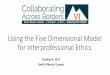 Using the Five Dimensional Model for Interprofessional Ethics€¦ · • Benner P, Sutphen M, Leonard C, Day L. Educating Nurses: A Call for Radical Transformation. San Francisco,