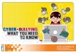Cyber-bullying ENG 5 folded leaflet R9 20170310 · gaming network, mobile phones, or other information and communication technology platforms. Behaviour of cyber-bullying includes