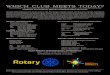 WHICH CLUB MEETS TODAY? › 00000050221 › en... · 2019-07-05 · WHICH CLUB MEETS TODAY? This directory is for distribution to Rotarians only and may not be used as a commercial