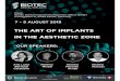 THE ART OF IMPLANTS IN THE AESTHETIC ZONE · THE ART OF IMPLANTS IN THE AESTHETIC ZONE Alberto Miselli Ana Luisa Bernotti Caraba o Ahmed Marwan Arnab Khaled Alzoubi. Get your ticket