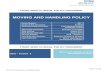 MOVING AND HANDLING POLICY€¦ · Assessment of People . Appendix 6 Moving and Handling (people) Assessment Flow Chart . Appendix 7 Moving and Handling Training Matrix . Appendix