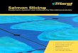 Salmon Slicing - Marel · All Marel slicing equipment meets modern salmon processing facility requirements in terms of reliability, safety, ergonomics, maintenance, hygiene, and cleaning