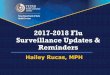 2017-2018 Flu Surveillance Updates & Reminders › IDCU › disease › influenza › conference … · Team update 1.State Influenza Surveillance Coordinator: Hailey Rucas, 512-776-6358,