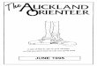 The AUCKLAND ORIENTEERarchive.orienteering.org.nz/newsletters/auckland/AOA_Jun... · 2015-03-23 · THE AUCKLAND ORIENTEER June 1995 6 Championships in Wellington on 4th June, hoping