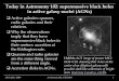 Today in Astronomy 102: supermassive black holes in active ... › ~dmw › ast102 › Classes › Lect_17b.pdfAstronomy 102, Fall 2009. 1. Hubble-ACS image of quasar MC2 1635+119,