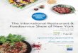 The International Restaurant & Foodservice Show of New York › sites › ... · Gain the attention of 45,000+ industry professionals who visit the International Restaurant & Foodservice