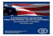 Classified Matter Protection and Control Assessment Guide ......Classified Matter Protection and Control Assessment Guide – December 2016 CMPC-2 Section 1: Introduction Purpose The