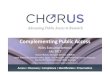 Complementing Public Access - Wiley Publishing …2016/10/27  · Complementing Public Access Wiley Executive Seminar July 2017 Howard Ratner, Executive Director, CHORUS Mark Robertson,